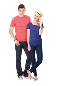 Bella+Canvas BE3413 - Unisex Tri-blend T-shirt Navy Triblend