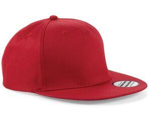 Beechfield BF610 - 5 Panel Snapback Rapper Cap Classic Red