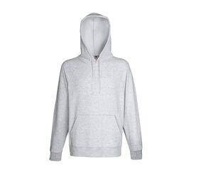 FRUIT OF THE LOOM SC362 - Lightweight Hooded Sweat Heather Grey