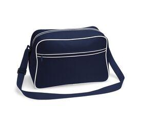 BagBase BG140 - RETRO SHOULDER BAG Navy/White