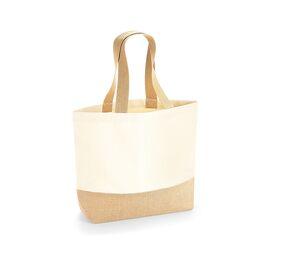 WESTFORD MILL WM451 - Sac shopping coton/toile de jute