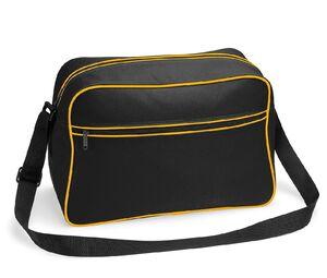 BagBase BG140 - RETRO SHOULDER BAG Black / Gold