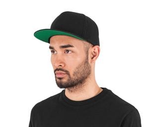 FLEXFIT FX6007 - Casquette 5 pans Snapback Black / Black