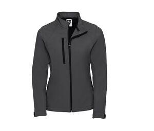 Russell JZ40F - Women's softshell jacket Titanium