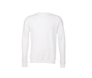 Bella+Canvas BE3945 - Unisex round neck sweatshirt White