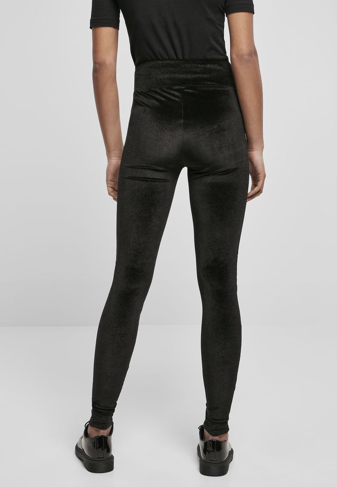 Urban Classics TB4546C - Ladies High Waist Velvet Leggings