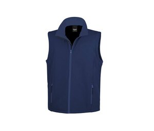 RESULT RS232 - Mens Printable Soft-Shell Bodywarmer Navy / Navy