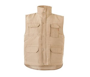 VELILLA VL108 - BODYWARMER MATELASSÉ MULTIPOCHES Sand