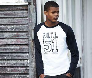 Fruit of the Loom SC238 - Baseball Longsleeve T