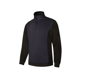 VELILLA V5703 - SWEAT BICOLORE COL ZIPPÉ