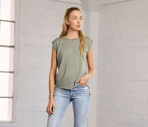 Bella+Canvas BE8804 - Womens t-shirt with rolled sleeves