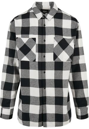 Urban Classics TB4691C - Long Oversized Checked Shirt